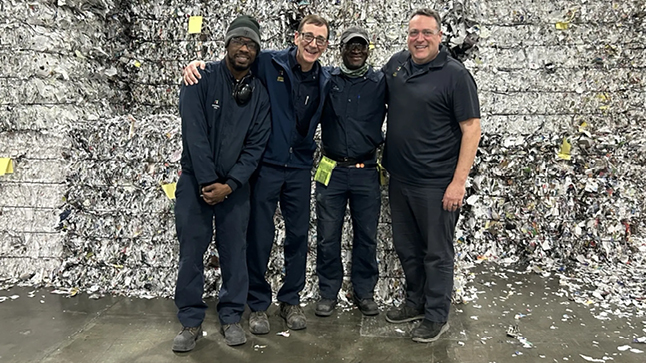 Quad team on Recycles Day