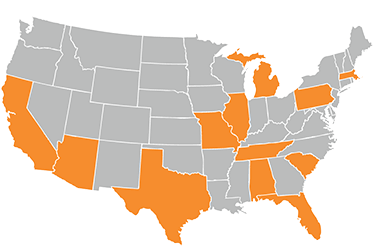 Map of United States