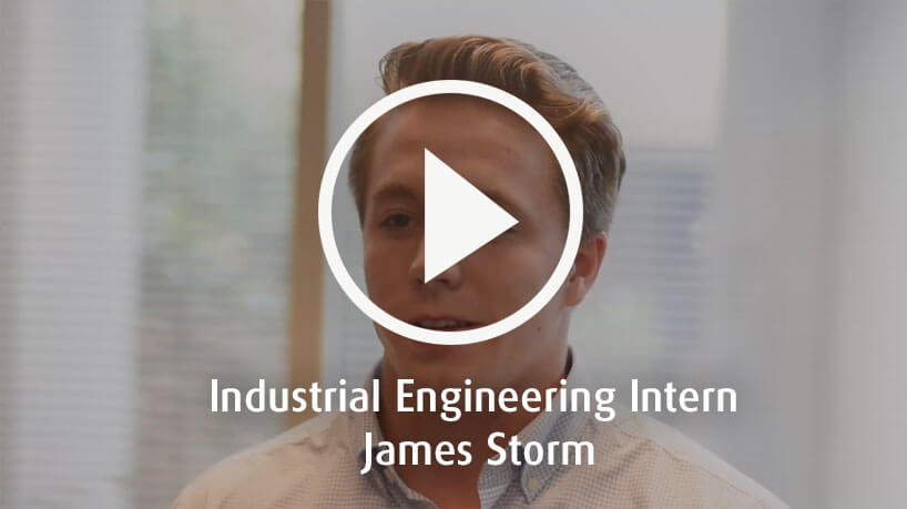 Industrial Engineering Intern James Storm