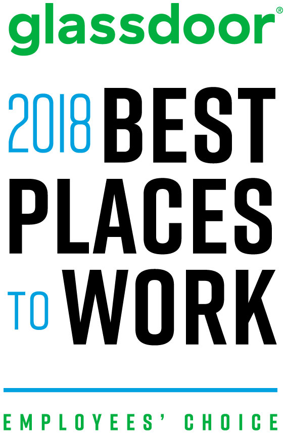 Glassdoor. Best Places to Work 2018 - Employees' Choice