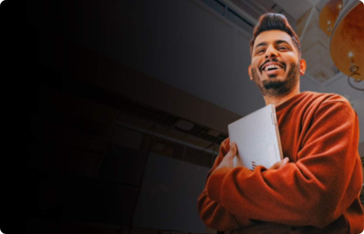 man in sweater