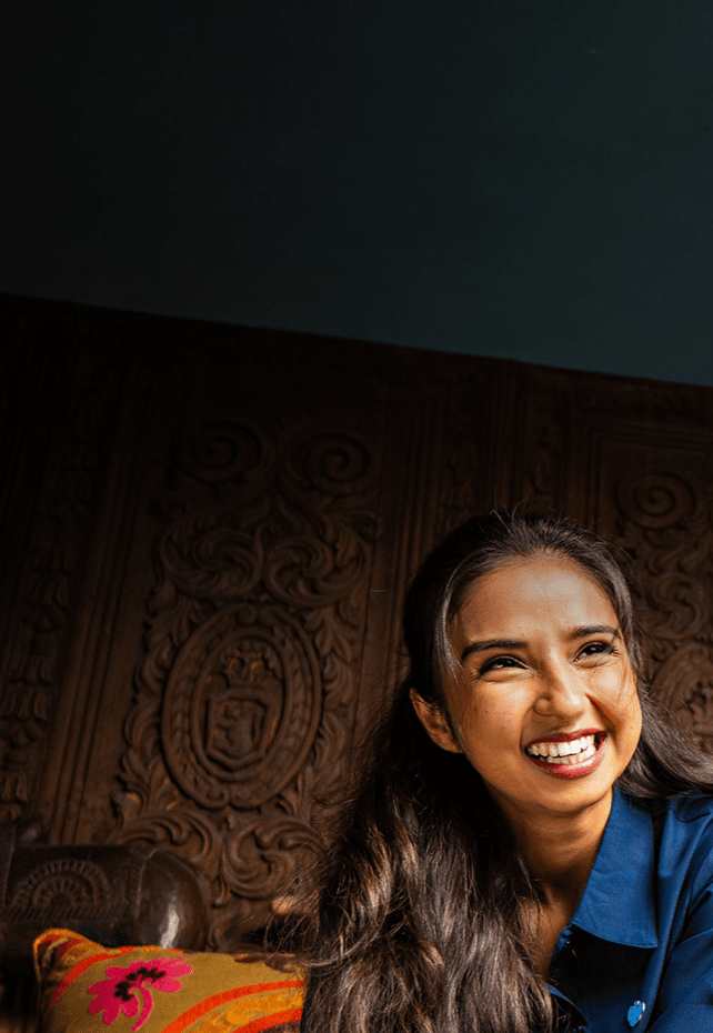 Smiling woman