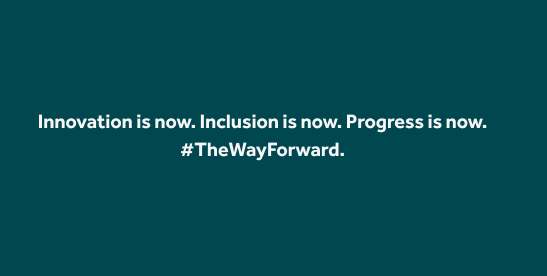 innovation is now. inclusion is now. Progress is now