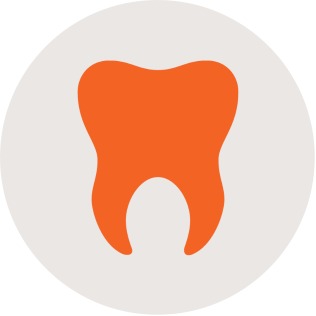 orange tooth