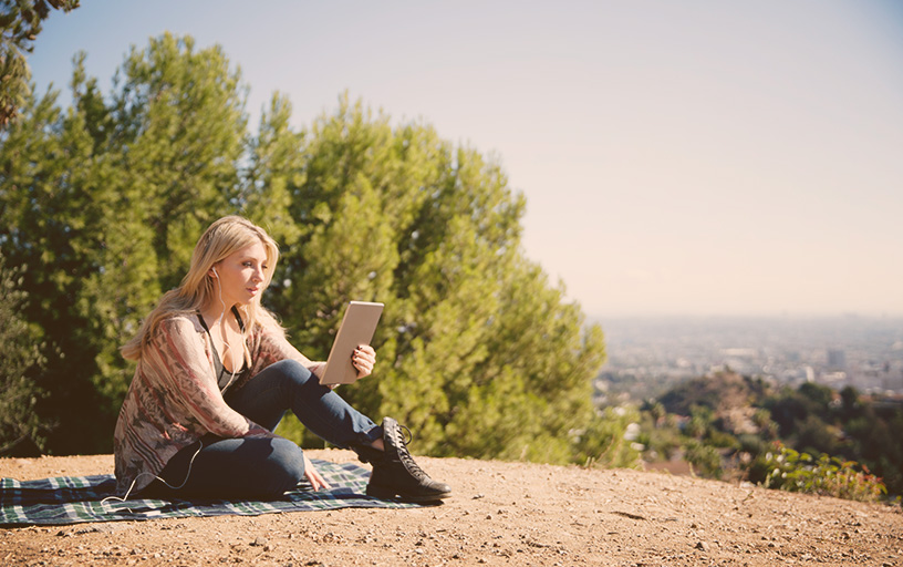 Woman sitting