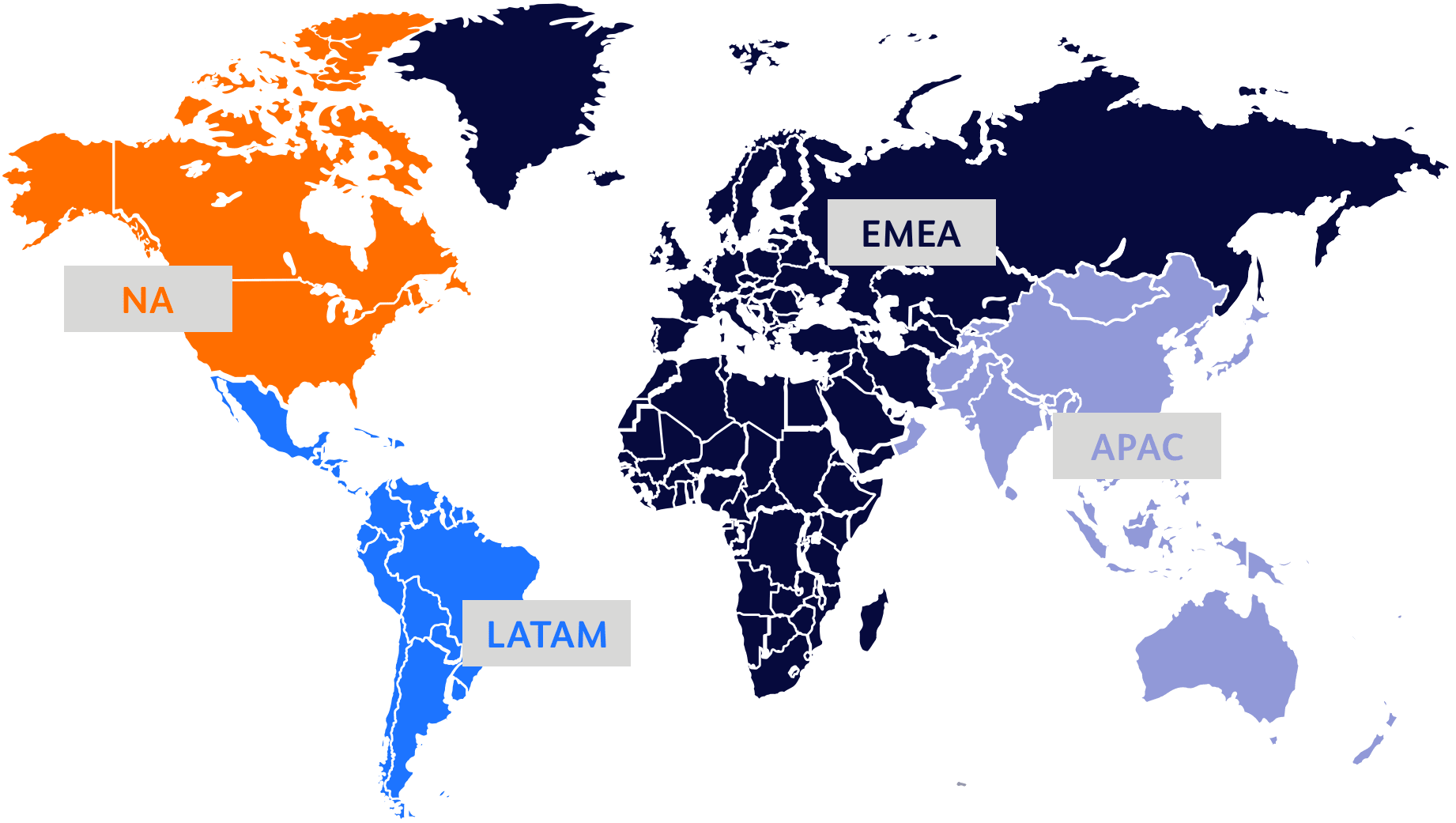 Map of the world