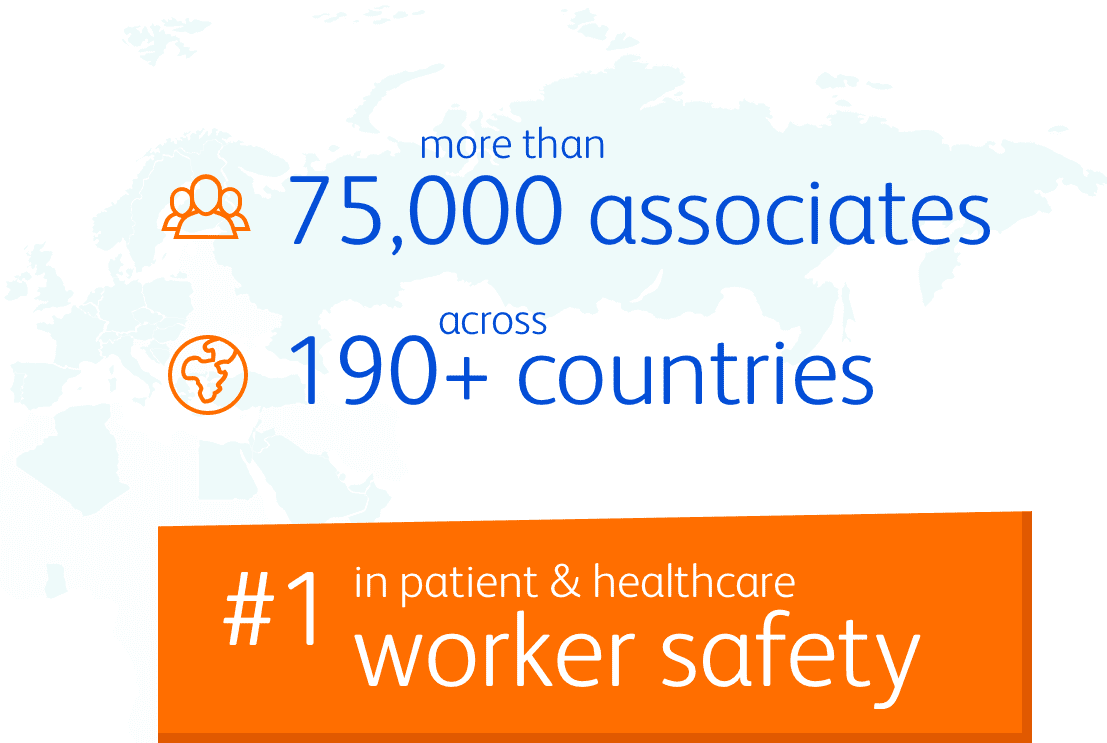 Statistics reading more than 75,000 associates across 190 countries