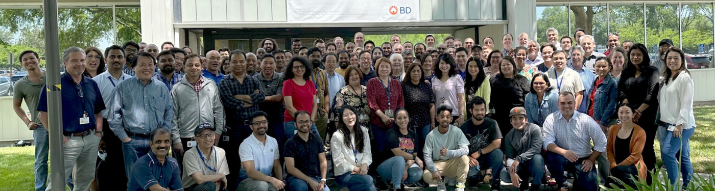 Large group of BD associates smiling
