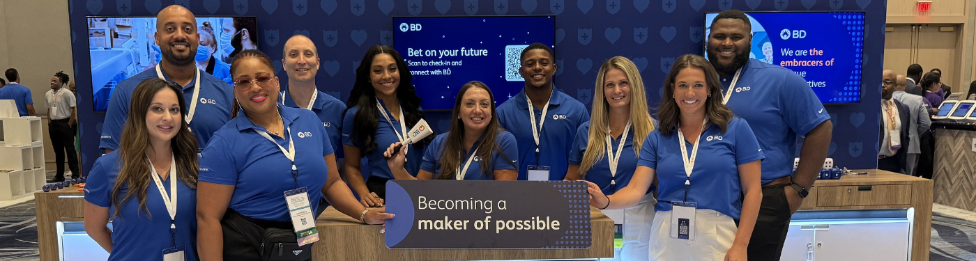 BD associates at an event