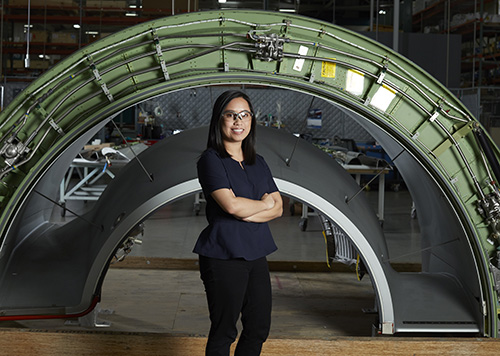 Boeing Global Services Woman