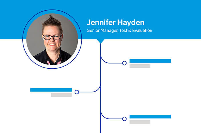 Jennifer Hayden: Senior Manager, Test & Evaluation