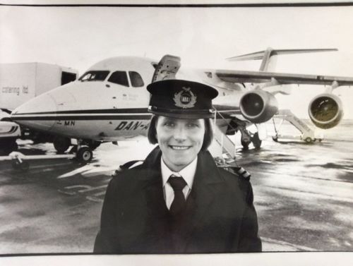 Lynn Barton working for Dan Air