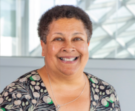 woman smiling at the camera