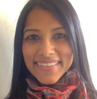 woman smiling at the camera