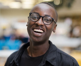 Man smiling