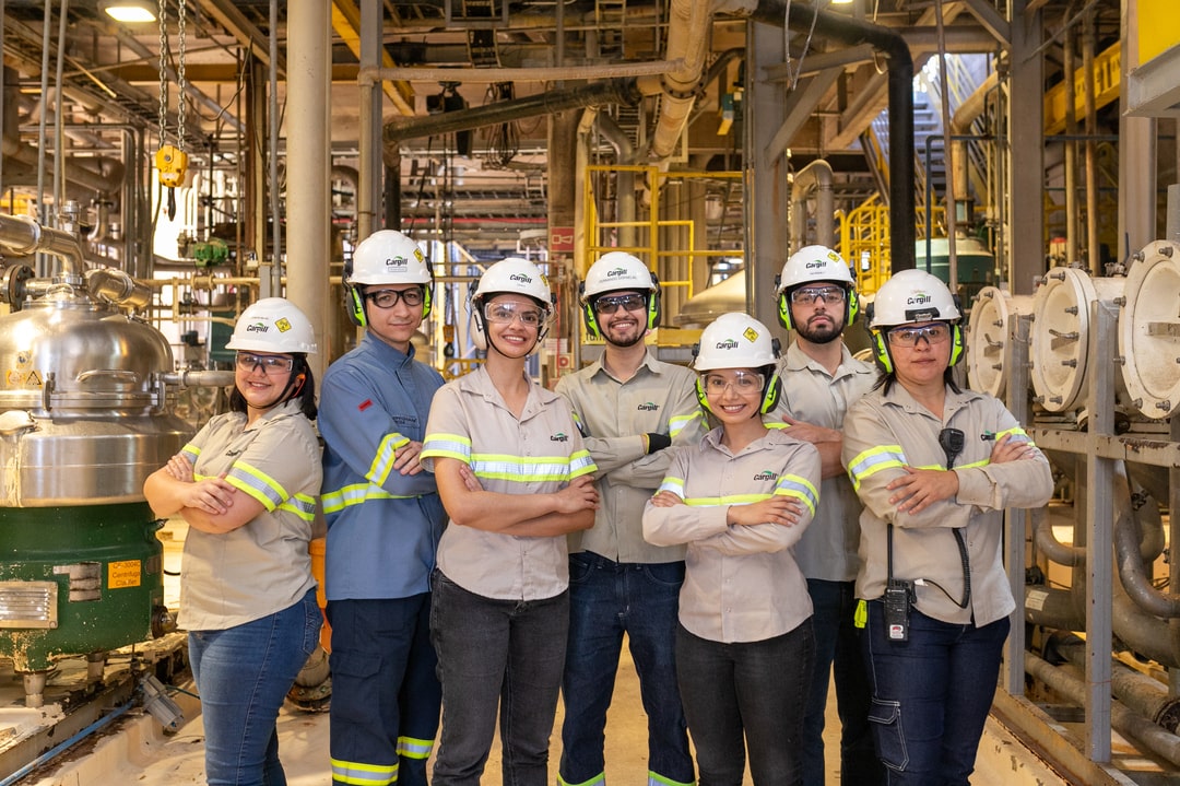 Group of workers in a factory