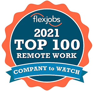 Flex Jobs 2021年值得关注的100家远程办公公司