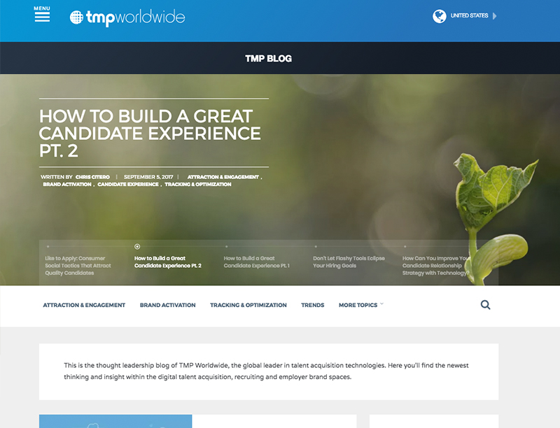 blog screenshot