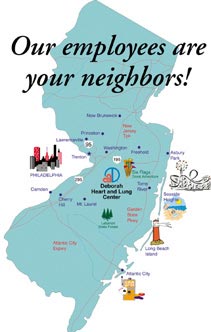 Our employees are your neighbors - the map