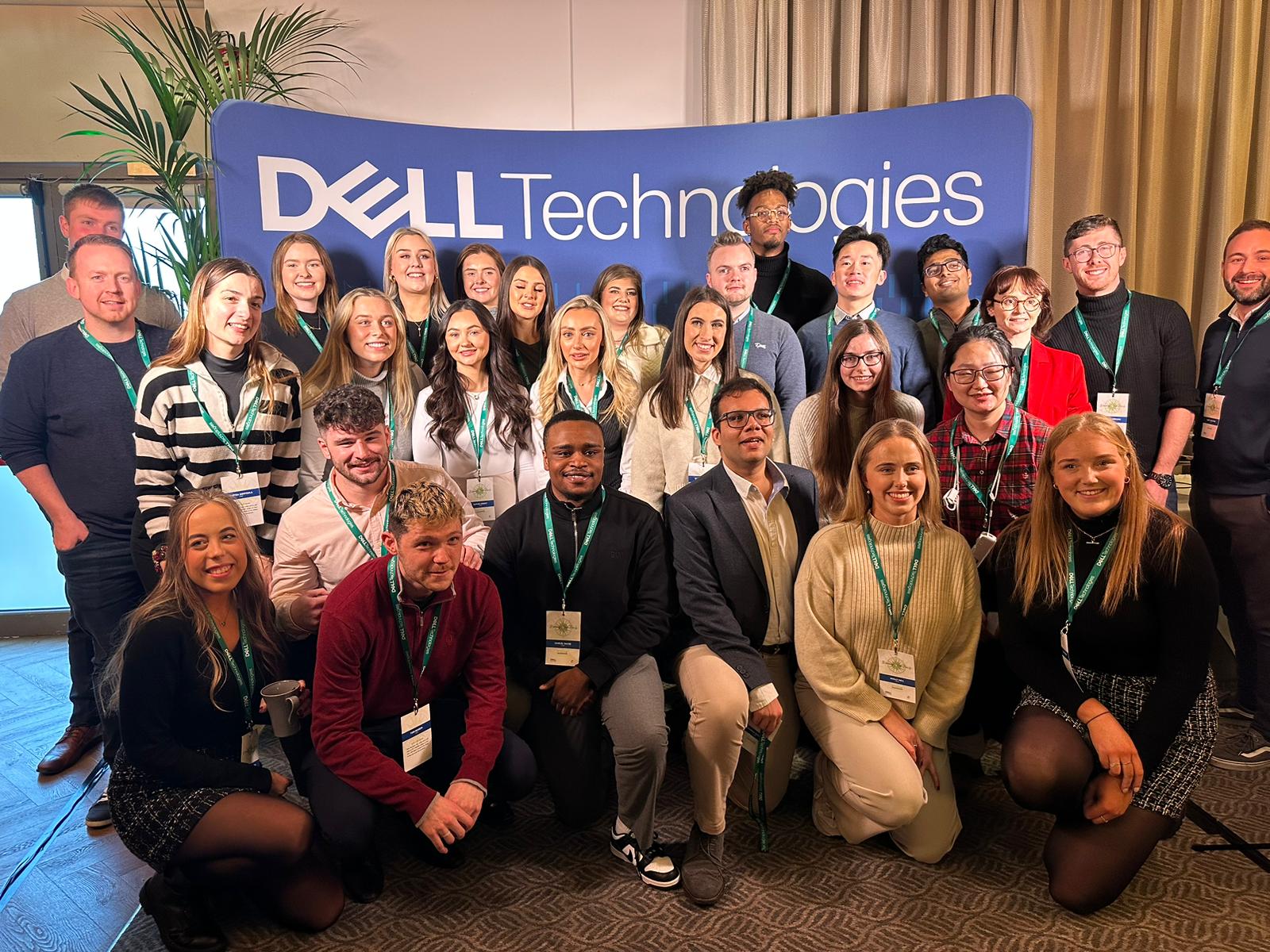 Niamh with team at Dell event