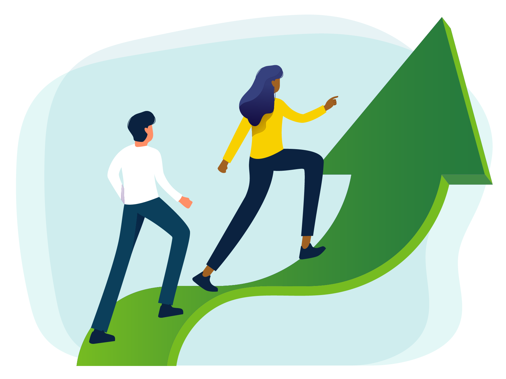 Career Development Illustration