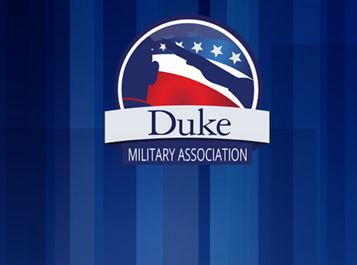 duke military association logo with flag 