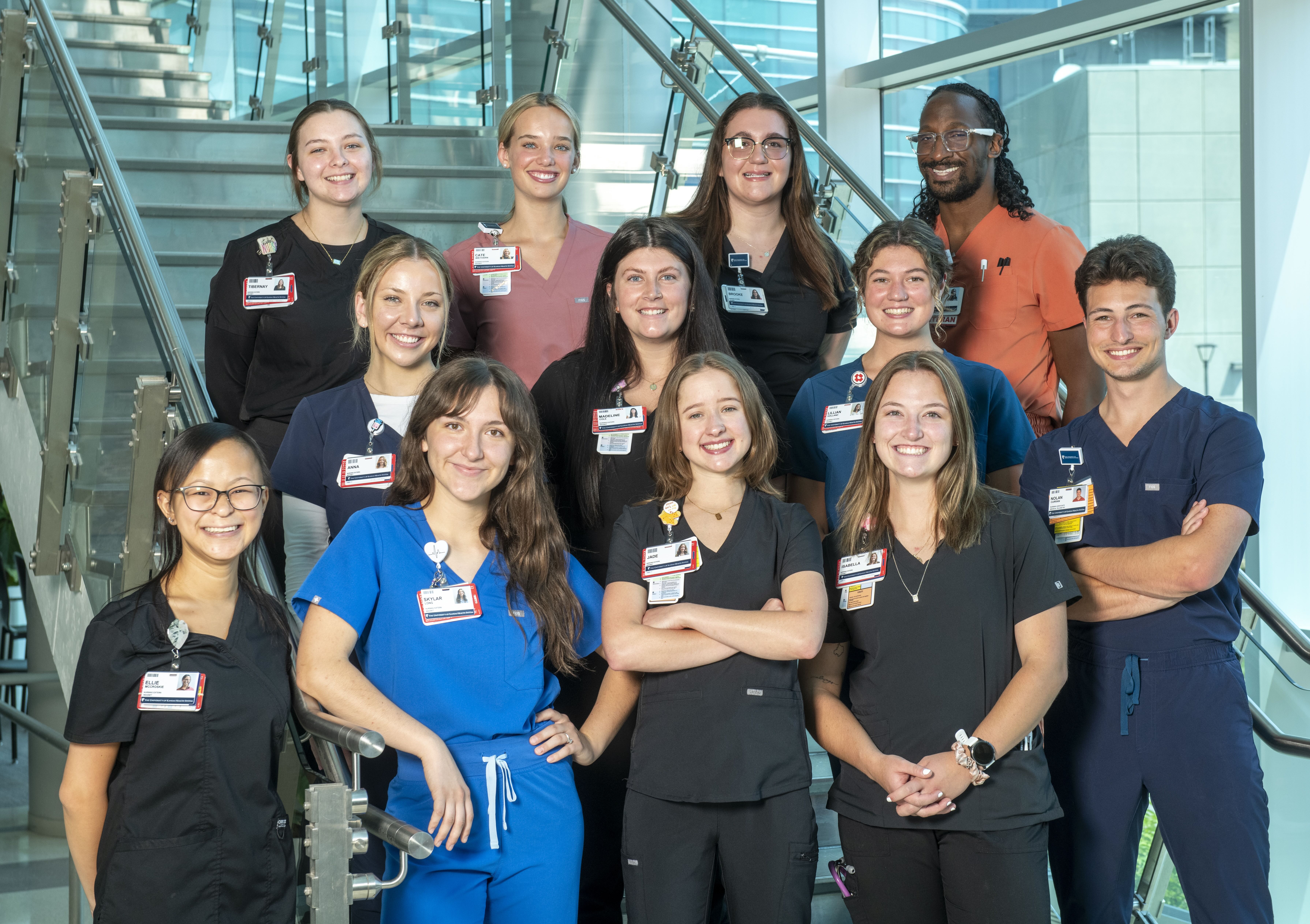 Group of healthcare professionals smiling