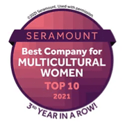 Seramount Best Company for Multicultural Women Top 10 2021