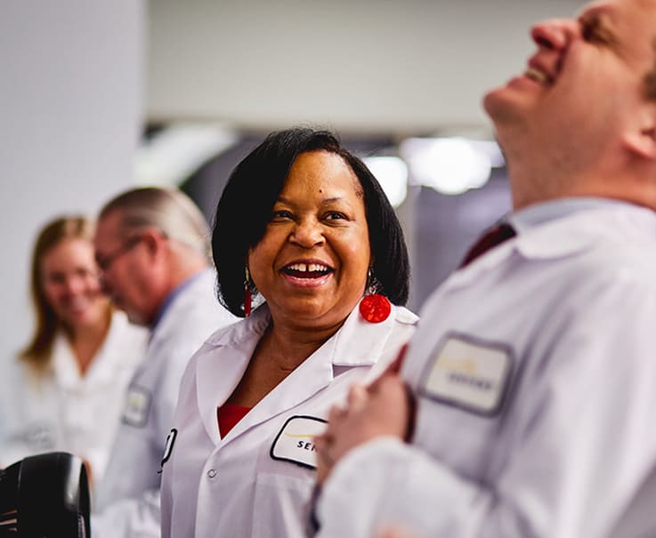 People laughing