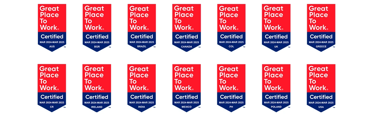 The 14 Great Place to Work certifications