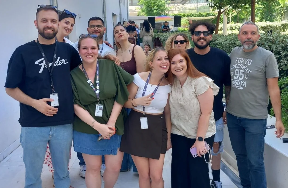 TTEC Athens team outdoors.