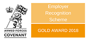 Armed Forces Covenant - Employer Recognition Scheme - Gold Award 2018