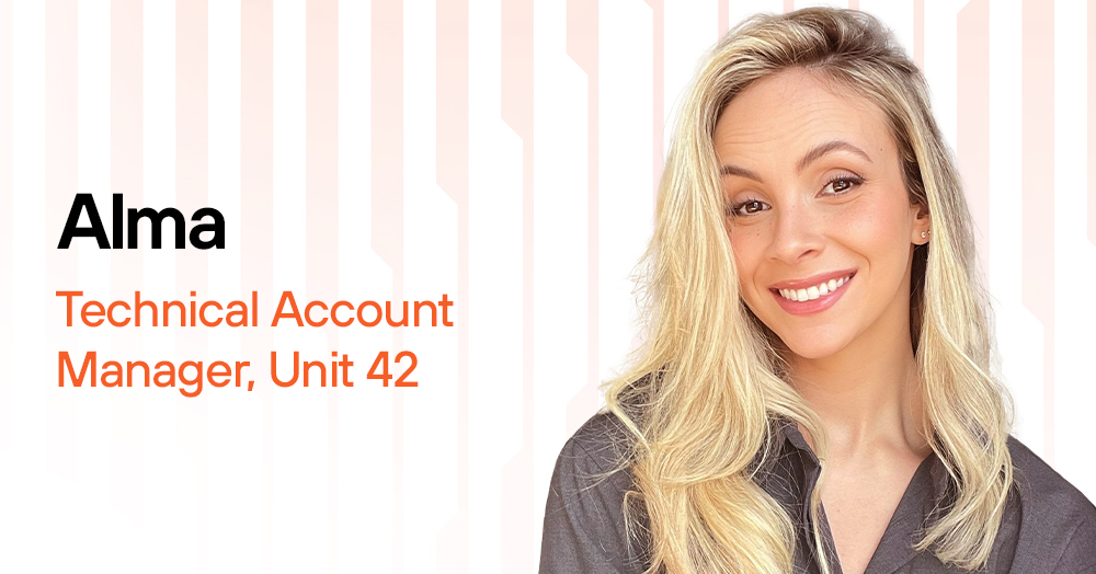 Alma, Technical Account Manager, Unit 42