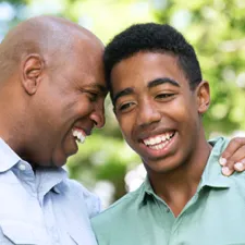 Dad and son