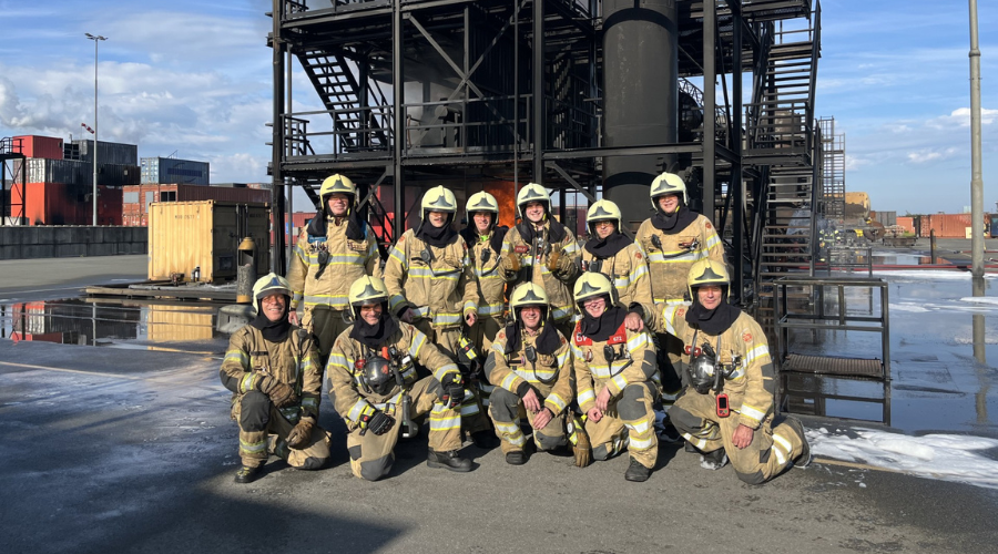 Group photo of fire brigade