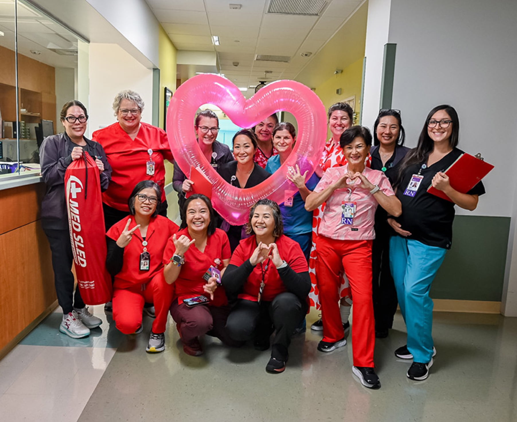 Maui Health System hospital employees smiling