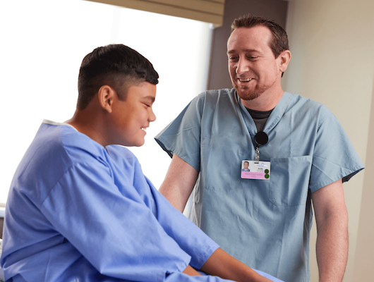 Medical Assistant with patient