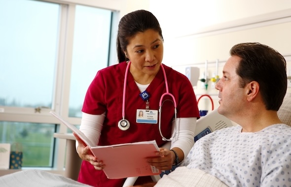 Patient Care Coordinator with patient