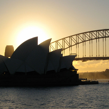 Por do Sol do Sydney Opera House