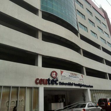 Frente escritório vista de rua
