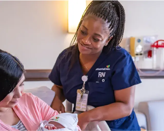 Nurse helping a patient