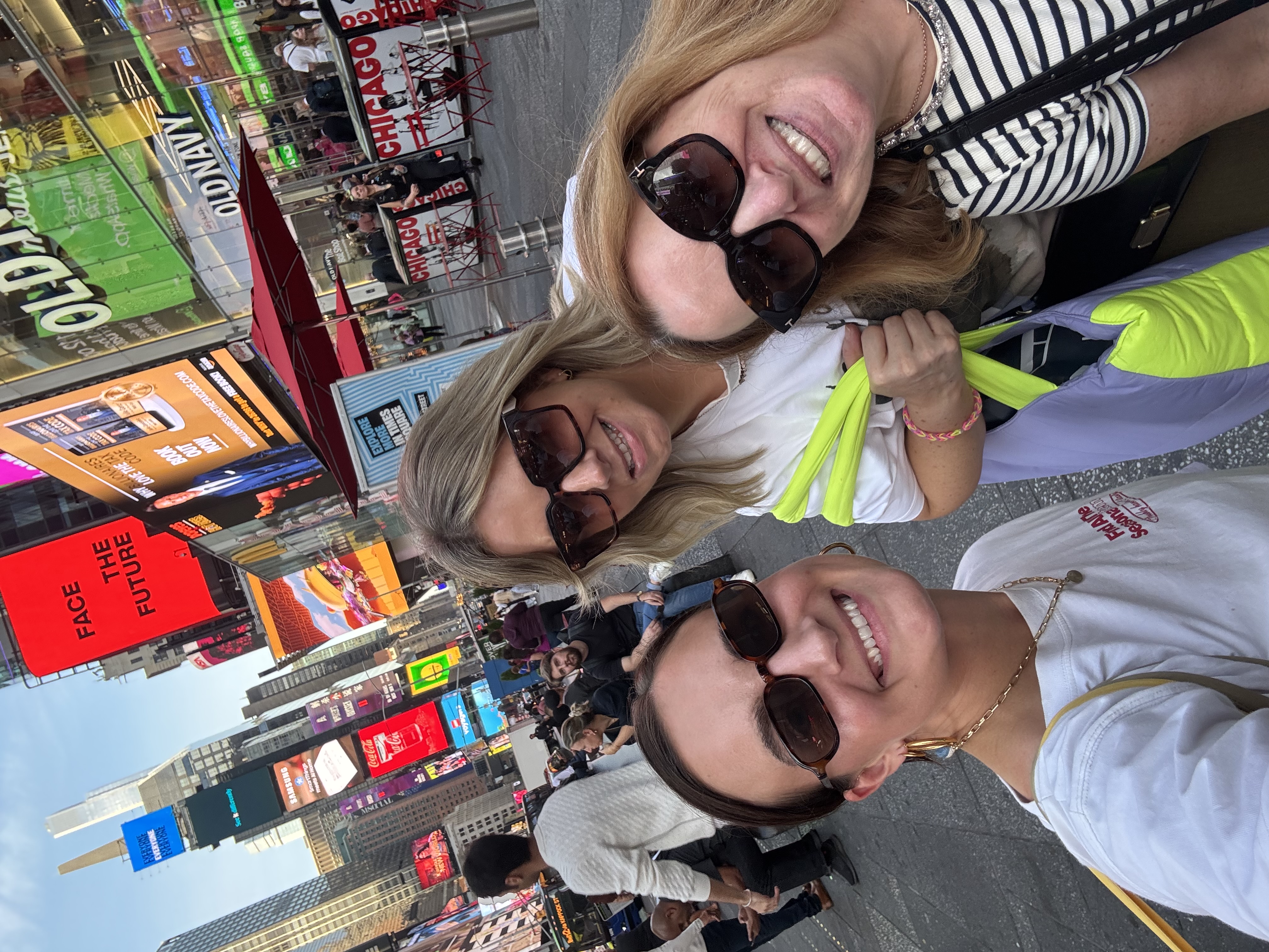 Colleagues smiling together in New York