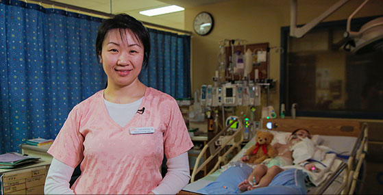 Nurse in Room