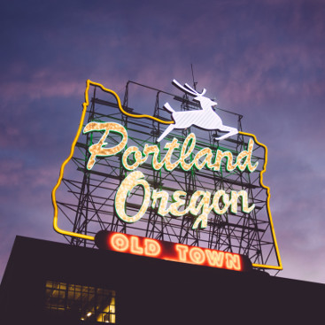 Portland, Oregon skyline