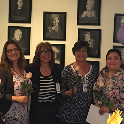 hospice team standing together