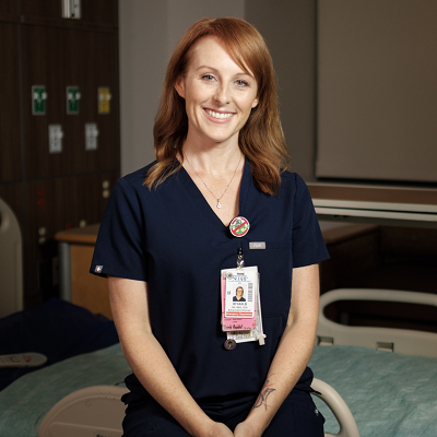 red headed nurse