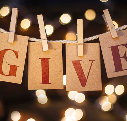 Give - our social responsibility