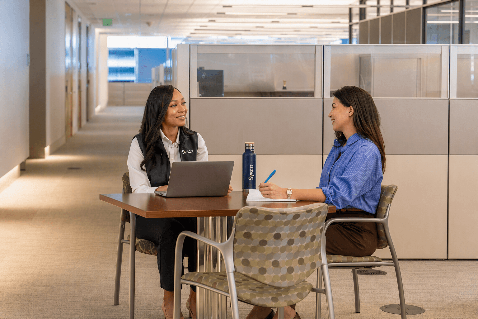 Two Colleagues Talking
