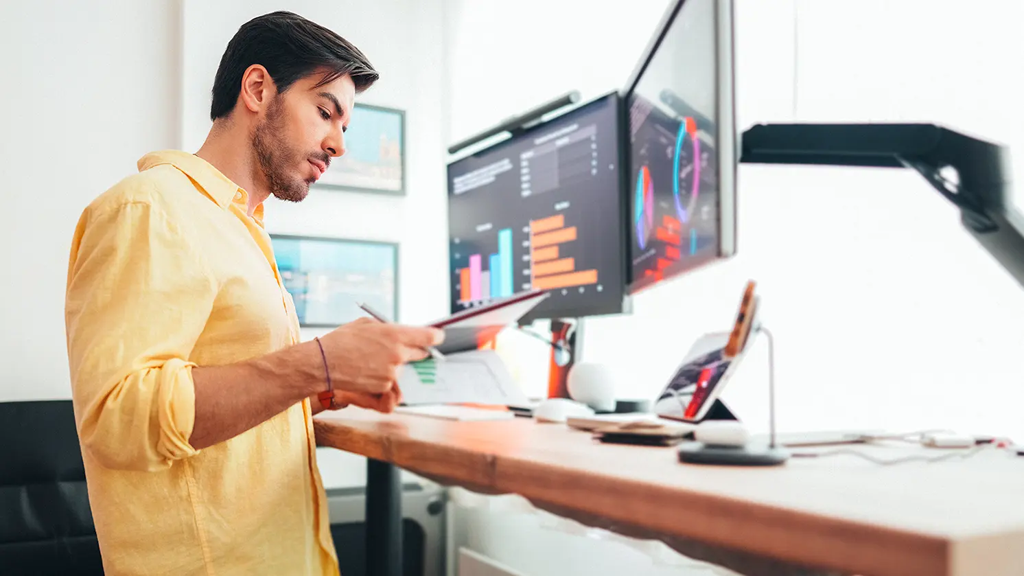 employee with client