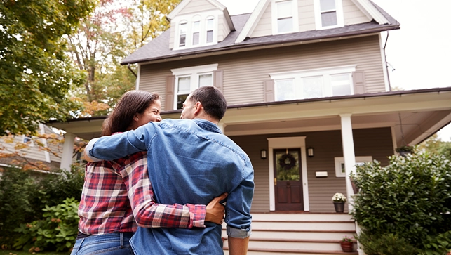 Quad employee family buying their first home
